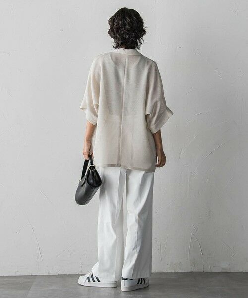 la.f...(大きいサイズ) / ラ・エフ(おおきいサイズ) テーラードジャケット | 【大きいサイズ】シャンブレーメッシュジャケット | 詳細16