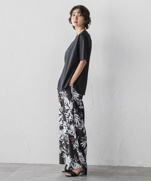 la.f...(大きいサイズ) / ラ・エフ(おおきいサイズ) カットソー | 【大きいサイズ】バックサテン切り替えスムースカットソー | 詳細11