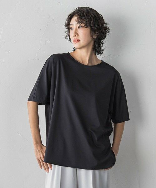 la.f...(大きいサイズ) / ラ・エフ(おおきいサイズ) カットソー | 【大きいサイズ】バックサテン切り替えスムースカットソー | 詳細14