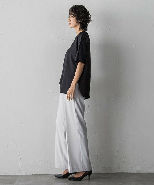 la.f...(大きいサイズ) / ラ・エフ(おおきいサイズ) カットソー | 【大きいサイズ】バックサテン切り替えスムースカットソー | 詳細16