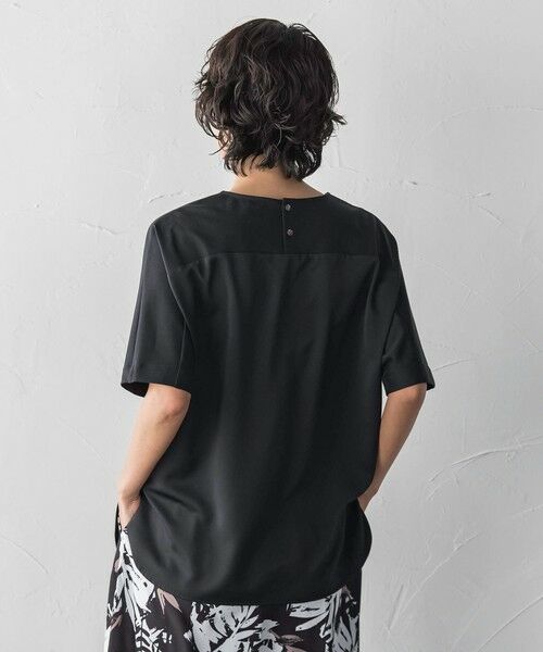 la.f...(大きいサイズ) / ラ・エフ(おおきいサイズ) カットソー | 【大きいサイズ】バックサテン切り替えスムースカットソー | 詳細9