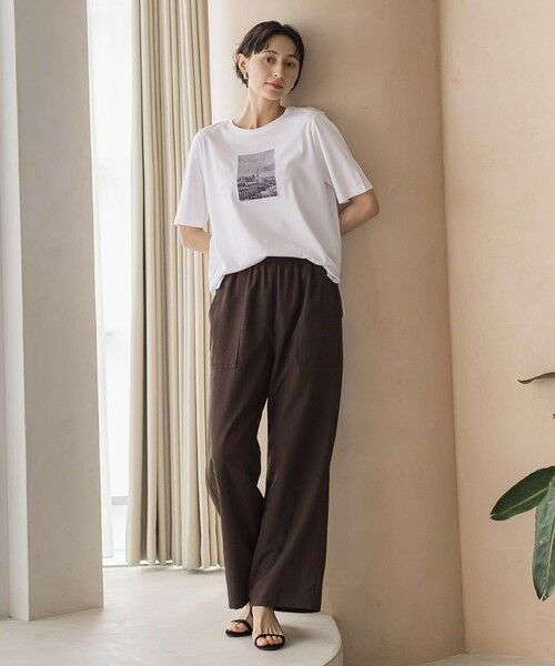 la.f...(大きいサイズ) / ラ・エフ(おおきいサイズ) カットソー | 【大きいサイズ】刺繍Tシャツ | 詳細2