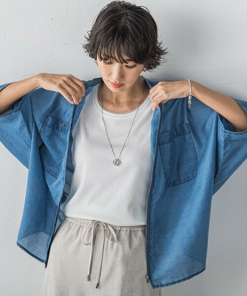 la.f...(大きいサイズ) / ラ・エフ(おおきいサイズ) キャミソール・チューブトップ | 【大きいサイズ】ラメテレコタンクトップ | 詳細21