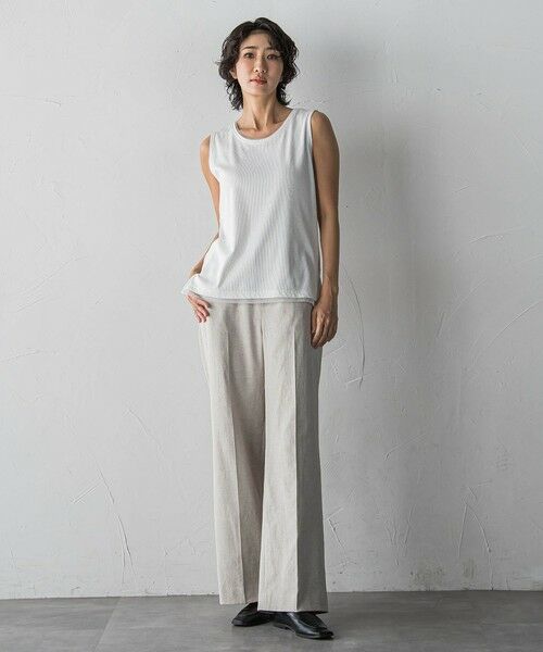 la.f...(大きいサイズ) / ラ・エフ(おおきいサイズ) キャミソール・チューブトップ | 【大きいサイズ】ラメテレコタンクトップ | 詳細4