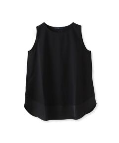 la.f...(大きいサイズ) / ラ・エフ(おおきいサイズ) カットソー | 【WEB限定/大きいサイズ】マシュマロポンチノースリタンク