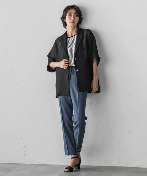 la.f...(大きいサイズ) / ラ・エフ(おおきいサイズ) その他パンツ | 【大きいサイズ】まるーでデニムテーパードパンツ | 詳細10