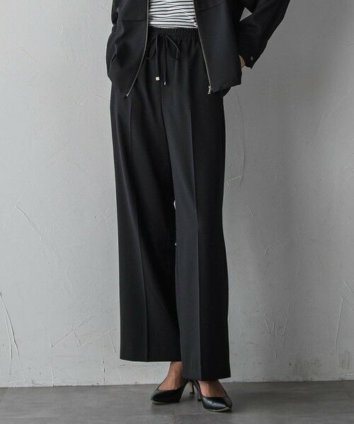 la.f...(大きいサイズ) / ラ・エフ(おおきいサイズ) その他パンツ | 【大きいサイズ/選べるSETUP】SUZUSALAワイドパンツ（ブラック）