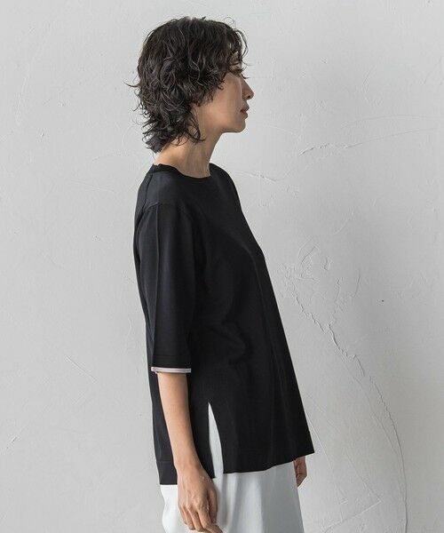 la.f...(大きいサイズ) / ラ・エフ(おおきいサイズ) ニット・セーター | 【大きいサイズ】Tシャツニット | 詳細2