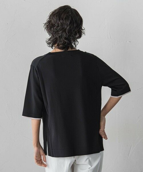 la.f...(大きいサイズ) / ラ・エフ(おおきいサイズ) ニット・セーター | 【大きいサイズ】Tシャツニット | 詳細3