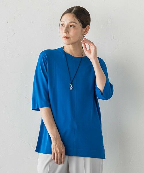 la.f...(大きいサイズ) / ラ・エフ(おおきいサイズ) ニット・セーター | 【大きいサイズ/新色追加】Tシャツニット | 詳細30