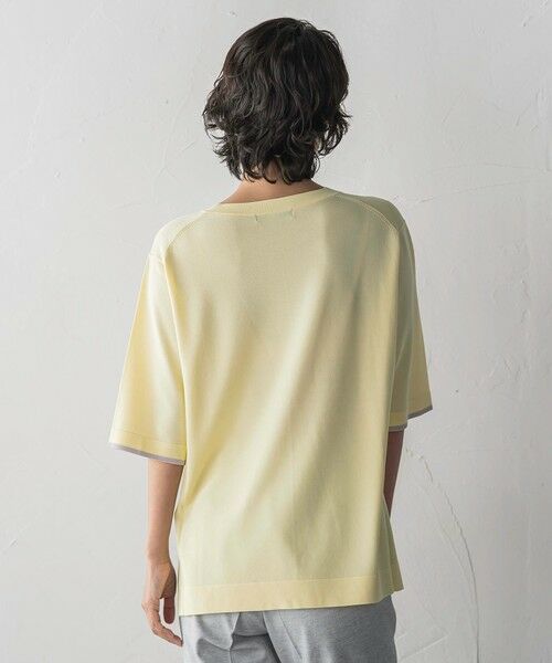 la.f...(大きいサイズ) / ラ・エフ(おおきいサイズ) ニット・セーター | 【大きいサイズ/新色追加】Tシャツニット | 詳細25