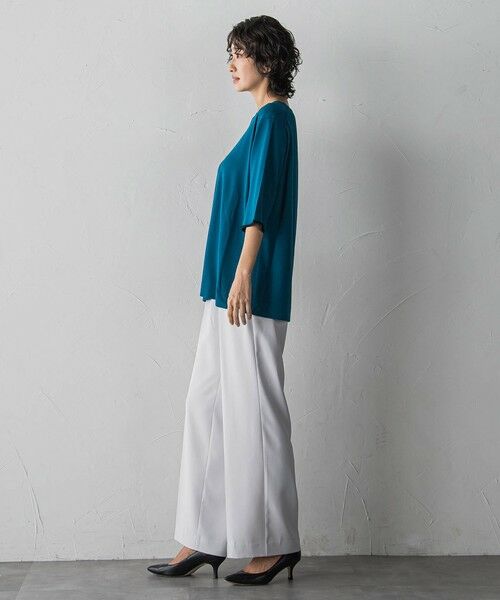 la.f...(大きいサイズ) / ラ・エフ(おおきいサイズ) ニット・セーター | 【大きいサイズ】Tシャツニット | 詳細12