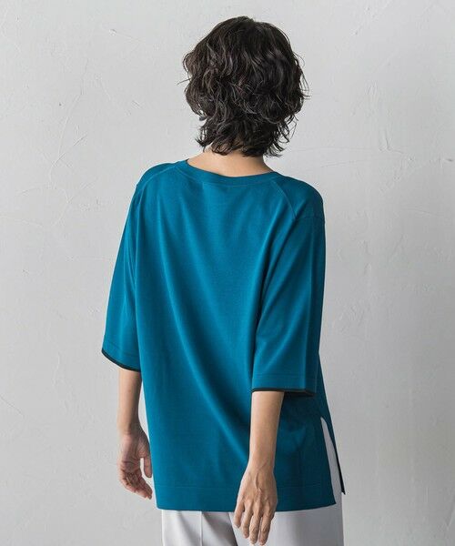 la.f...(大きいサイズ) / ラ・エフ(おおきいサイズ) ニット・セーター | 【大きいサイズ】Tシャツニット | 詳細15