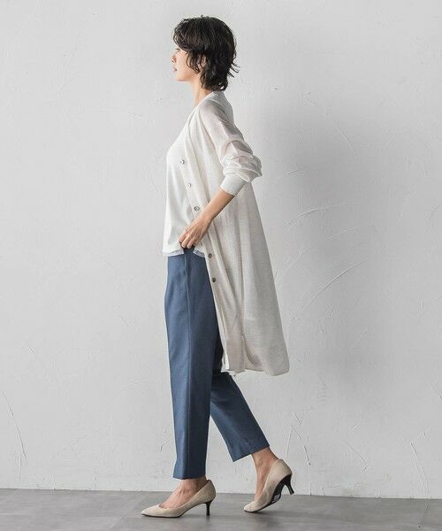 la.f...(大きいサイズ) / ラ・エフ(おおきいサイズ) カーディガン・ボレロ | 【大きいサイズ】シアーシャイニーニットカーデ | 詳細12