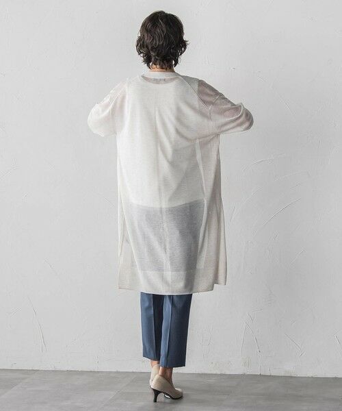 la.f...(大きいサイズ) / ラ・エフ(おおきいサイズ) カーディガン・ボレロ | 【大きいサイズ】シアーシャイニーニットカーデ | 詳細13