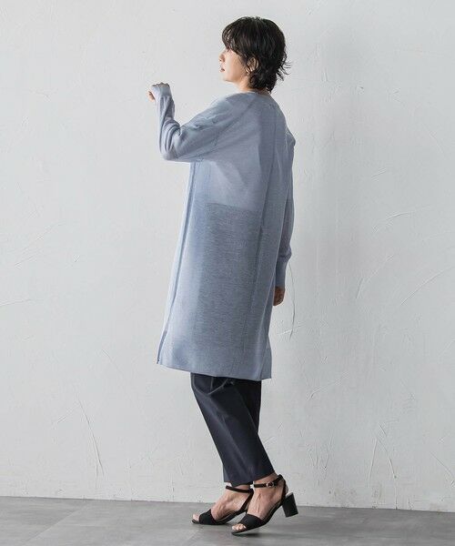 la.f...(大きいサイズ) / ラ・エフ(おおきいサイズ) カーディガン・ボレロ | 【大きいサイズ】シアーシャイニーニットカーデ | 詳細18