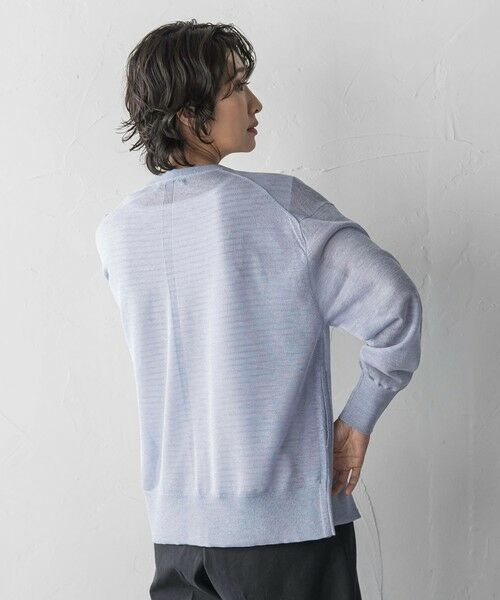 la.f...(大きいサイズ) / ラ・エフ(おおきいサイズ) カーディガン・ボレロ | 【大きいサイズ】シアーシャイニーニットブルゾン | 詳細21