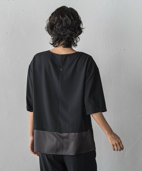 la.f...(大きいサイズ) / ラ・エフ(おおきいサイズ) シャツ・ブラウス | 【大きいサイズ/選べるSETUP】SUZUSALA裾切り替えブラウス | 詳細17