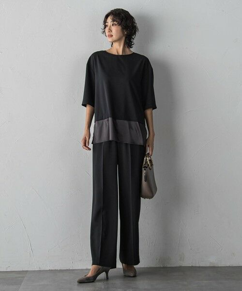 la.f...(大きいサイズ) / ラ・エフ(おおきいサイズ) シャツ・ブラウス | 【大きいサイズ/選べるSETUP】SUZUSALA裾切り替えブラウス | 詳細18