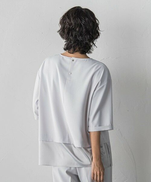 la.f...(大きいサイズ) / ラ・エフ(おおきいサイズ) シャツ・ブラウス | 【大きいサイズ/選べるSETUP】SUZUSALA裾切り替えブラウス | 詳細23