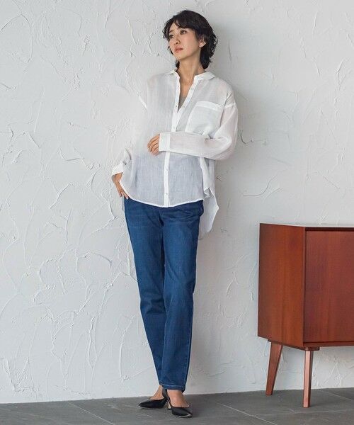 la.f...(大きいサイズ) / ラ・エフ(おおきいサイズ) テーラードジャケット | 【大きいサイズ】シアーラミーシャツ | 詳細3