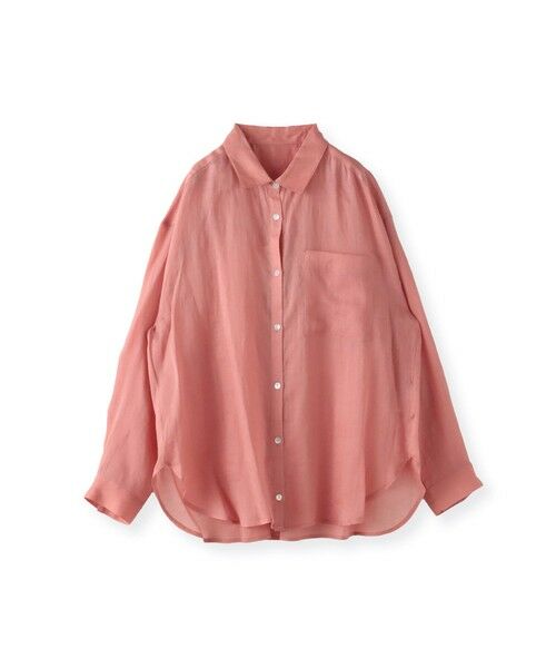 la.f...(大きいサイズ) / ラ・エフ(おおきいサイズ) テーラードジャケット | 【大きいサイズ/新色追加】“洗える麻”トーンアップシャツ | 詳細18