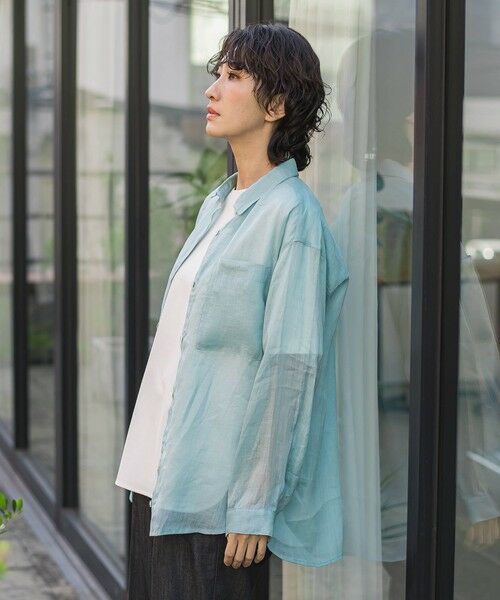 la.f...(大きいサイズ) / ラ・エフ(おおきいサイズ) テーラードジャケット | 【大きいサイズ】シアーラミーシャツ | 詳細18