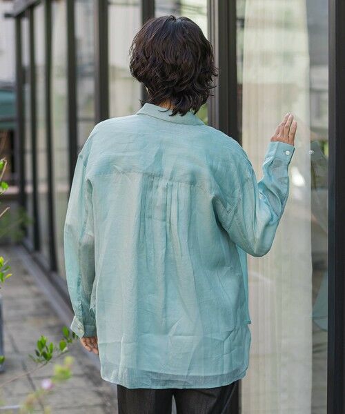 la.f...(大きいサイズ) / ラ・エフ(おおきいサイズ) テーラードジャケット | 【大きいサイズ/新色追加】“洗える麻”トーンアップシャツ | 詳細27