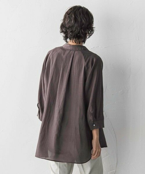 la.f...(大きいサイズ) / ラ・エフ(おおきいサイズ) シャツ・ブラウス | 【大きいサイズ】リライムライトローンスキッパーシャツ | 詳細15