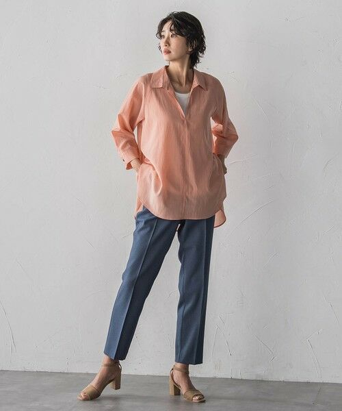 la.f...(大きいサイズ) / ラ・エフ(おおきいサイズ) シャツ・ブラウス | 【大きいサイズ】リライムライトローンスキッパーシャツ | 詳細22