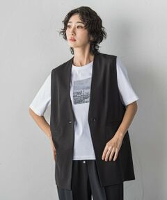 la.f...(大きいサイズ) / ラ・エフ(おおきいサイズ) ダウンジャケット・ベスト | 【大きいサイズ/選べるSETUP】SUZUSALAジレ