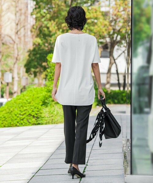 la.f...(大きいサイズ) / ラ・エフ(おおきいサイズ) カットソー | 【WEB限定/大きいサイズ】”細身パンツも怖くない”Tシャツチュニック | 詳細8
