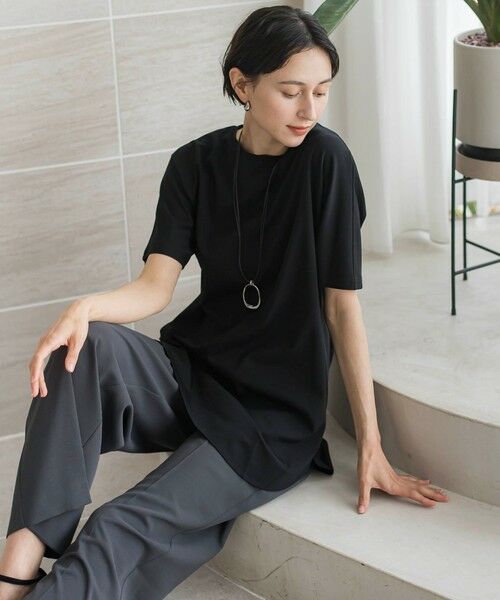 la.f...(大きいサイズ) / ラ・エフ(おおきいサイズ) カットソー | 【WEB限定/大きいサイズ】”細身パンツも怖くない”Tシャツチュニック | 詳細29