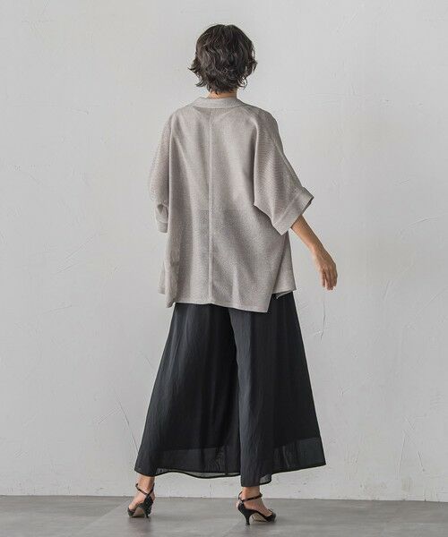 la.f...(大きいサイズ) / ラ・エフ(おおきいサイズ) その他パンツ | 【大きいサイズ】リネンライクシアーボイルワイドパンツ | 詳細14