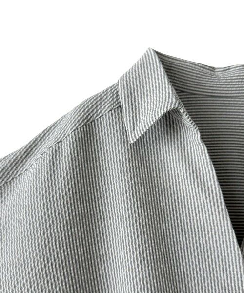la.f...(大きいサイズ) / ラ・エフ(おおきいサイズ) シャツ・ブラウス | 【WEB限定/大きいサイズ/追加生産】”着るだけでサマになる”頼れるスキッパーチュニック | 詳細20