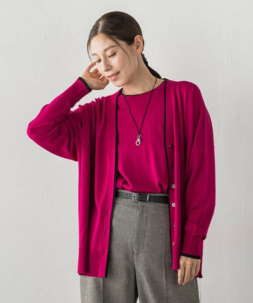 la.f...(大きいサイズ) / ラ・エフ(おおきいサイズ) ニット・セーター | 【大きいサイズ/新色追加】ゆるTシャツニット | 詳細27