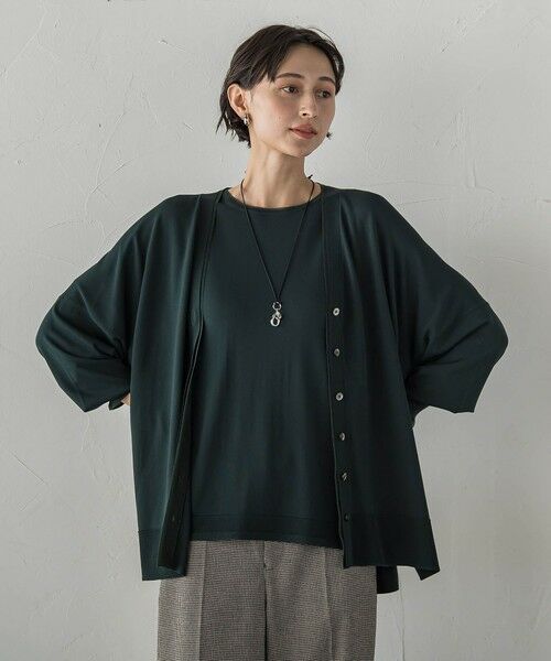 la.f...(大きいサイズ) / ラ・エフ(おおきいサイズ) カーディガン・ボレロ | 【大きいサイズ】Tシャツニットカーディガン | 詳細30