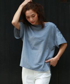 la.f... / ラ・エフ シャツ・ブラウス | レースアップショルダーエブリシャンブレーブラウス