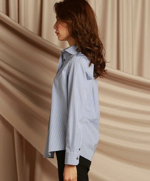 セール Thomas Mason シンプルベーシックシャツ シャツ ブラウス La F ラ エフ ファッション通販 タカシマヤ ファッションスクエア