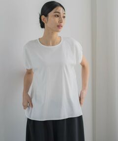 【WEB&一部店舗限定】ステップヘムTシャツ≪洗濯機で洗える≫