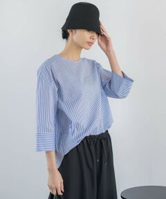 【WEB限定】エアーリップルブラウス≪洗濯機で洗える≫