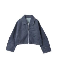 【WEB限定&一部店舗】ショートデニムブルゾン