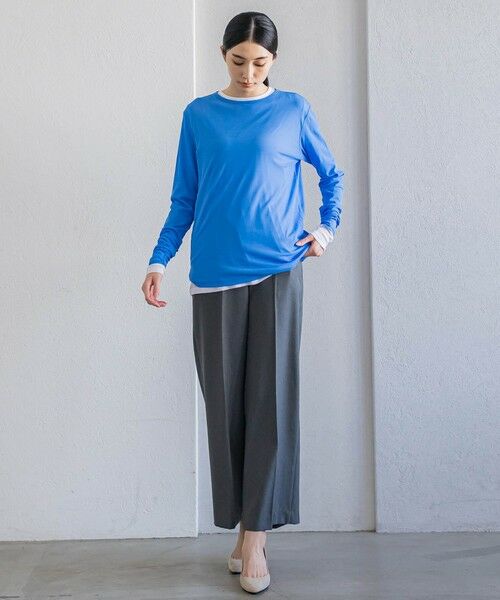 la.f... / ラ・エフ カットソー | 【カタログ掲載】シアーストレッチフライスカットソー≪洗濯機で洗える≫ | 詳細25