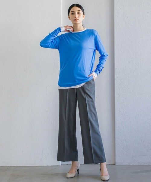 la.f... / ラ・エフ カットソー | 【カタログ掲載】シアーストレッチフライスカットソー≪洗濯機で洗える≫ | 詳細26