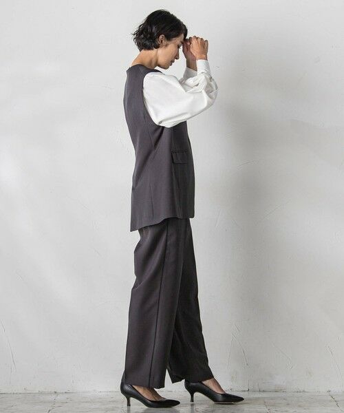 la.f... / ラ・エフ テーラードジャケット | パウダーツイルストレッチジレ≪洗濯機で洗える/防シワ/セットアップ対応≫ | 詳細28