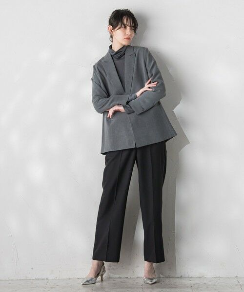 la.f... / ラ・エフ テーラードジャケット | 【カタログ掲載】ダブルボタンブレザージャケット≪手洗い可能/吸水速乾≫ | 詳細28