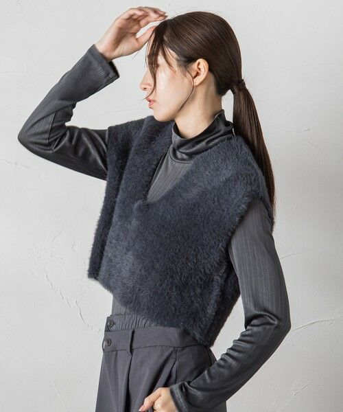 la.f... / ラ・エフ ニット・セーター | 【カタログ掲載】シャギーニットベスト≪手洗い可能≫ | 詳細28