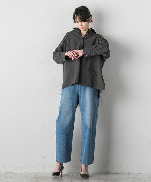 la.f... / ラ・エフ シャツ・ブラウス | タイプライターオーバーサイズシャツ≪洗濯機で洗える/速乾性/抗ピリング≫ | 詳細28