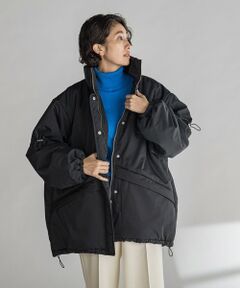 【WEB限定&一部店舗】シャーリングバックコクーンブルゾン