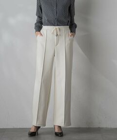 【WEB限定】裏起毛ワイドパンツ≪洗濯機で洗える≫